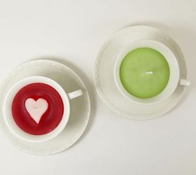 Velas de taza de té de bricolaje