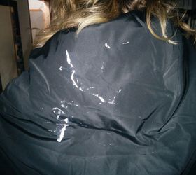 How to get stain clearance out of down jacket