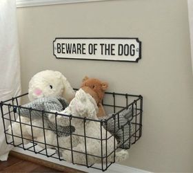 s 14 amazing basket ideas from highly creative moms, crafts, Modify them into dog toy storage