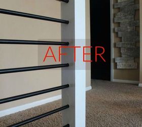 stop everything these banister makeovers look ah mazing, After A modern piece of innovation