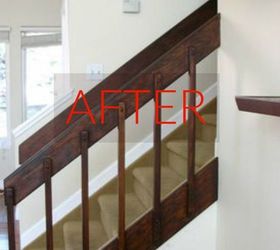 stop everything these banister makeovers look ah mazing, After A dark beauty