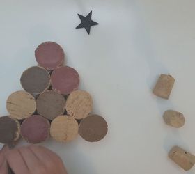 how to create a christmas tree with wine corks, how to