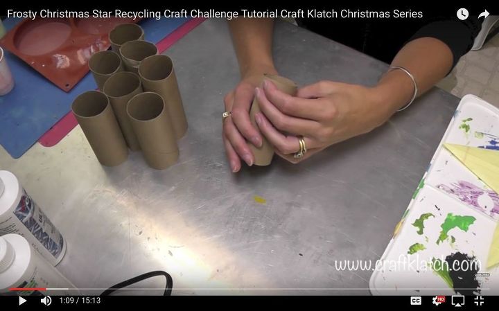 adornos navideos de madera resina y purpurina proyecto diy craft klat