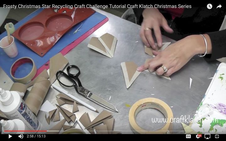 adornos navideos de madera resina y purpurina proyecto diy craft klat