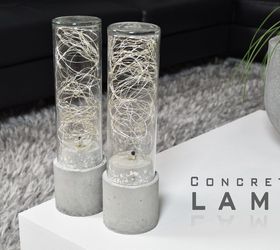 DIY Lámpara de Hormigón - Lámpara de Cuerdas de Led