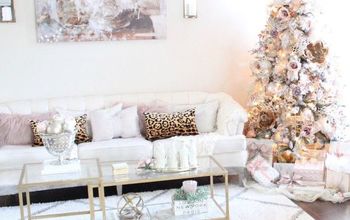  Árvore de Natal Glam Blush e Dourado