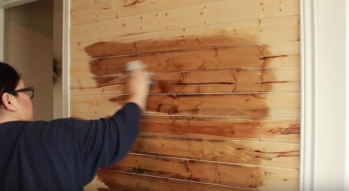 Diy Rustic Wood Wall Under 40 Hometalk