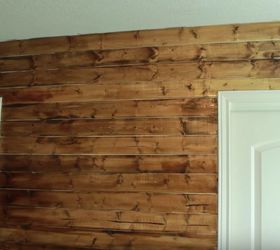 DIY Rustic Wood Wall Under $40