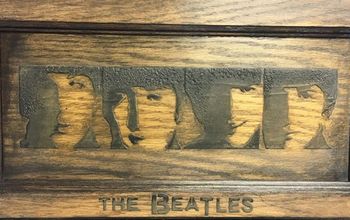 The Beatles Carved Wood Finish