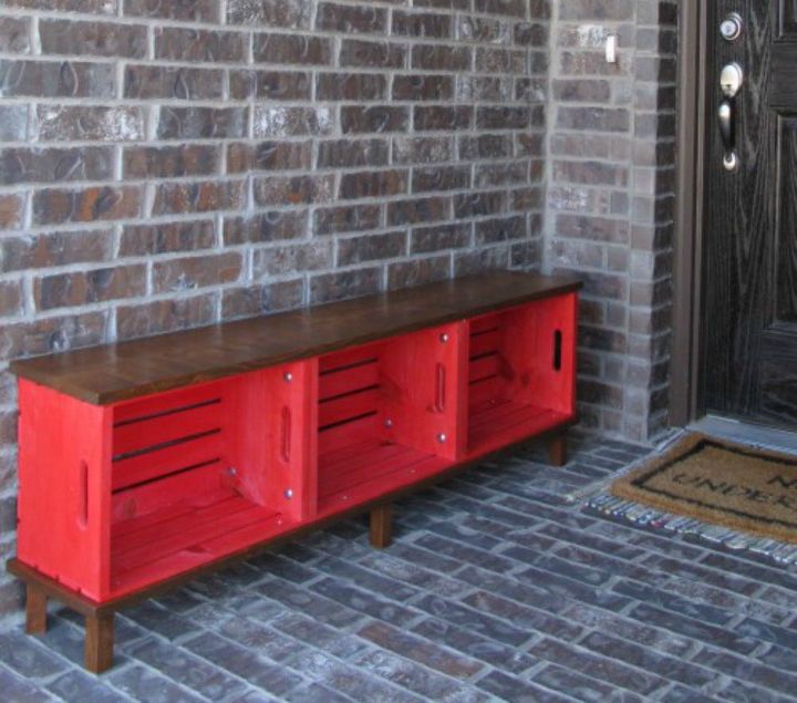 30 reasons we cant stop buying michaels storage crates, They can easily double as porch seating