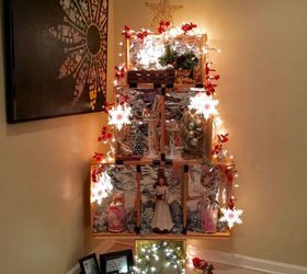 30 reasons we cant stop buying michaels storage crates, They make amazingly magical Christmas trees