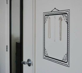 s 14 brilliant command hook hacks for your home, home decor, Hang your long necklaces and jewelry