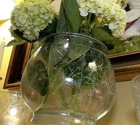 s transform cheap glass vases with these 17 stunning ideas, Draw with a crayon for a crackled glass look
