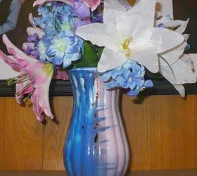 s transform cheap glass vases with these 17 stunning ideas, Drizzle in some vibrant colors