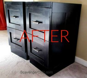 don t overlook filing cabinets until you see these stunning ideas, After Gorgeous desk with tons of storage