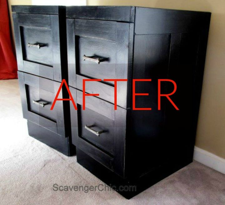 don t overlook filing cabinets until you see these stunning ideas, After Gorgeous desk with tons of storage