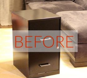 don t overlook filing cabinets until you see these stunning ideas, Before Boring black and efficient