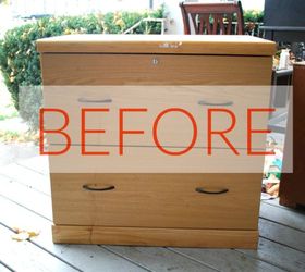 don t overlook filing cabinets until you see these stunning ideas, Before An old cast away