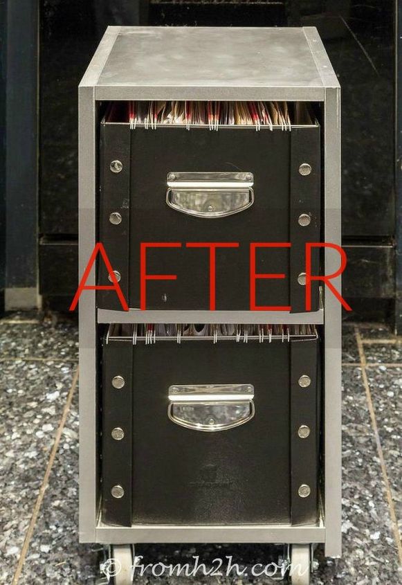 don t overlook filing cabinets until you see these stunning ideas, After An industrial glam piece