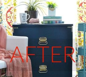 don t overlook filing cabinets until you see these stunning ideas, After The dolled up living room beauty