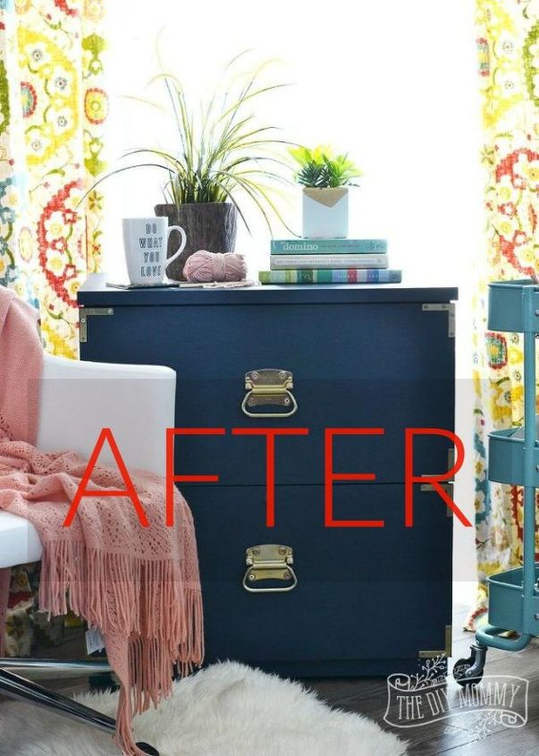 don t overlook filing cabinets until you see these stunning ideas, After The dolled up living room beauty