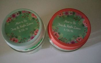 Wedding Favors Made With Baby Food Jars