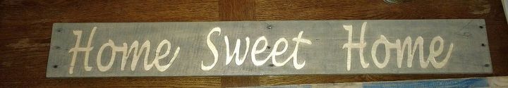diy engraved pallet signs, crafts, pallet, Home Sweet Home sign