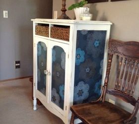 s 20 ways you never thought of using wallpaper, wall decor, Make over an old cabinet
