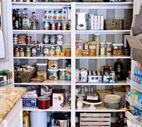s 20 ways you never thought of using wallpaper, wall decor, Make your pantry look organized