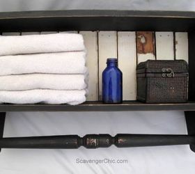 s how to get a gorgeous bathroom in less than three hours, bathroom ideas, how to, Construct a small towel shelf