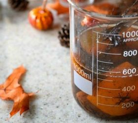 s make your home smell amazing with these diy winter scent ideas, home decor, This pumpkin and apple homemade room spray