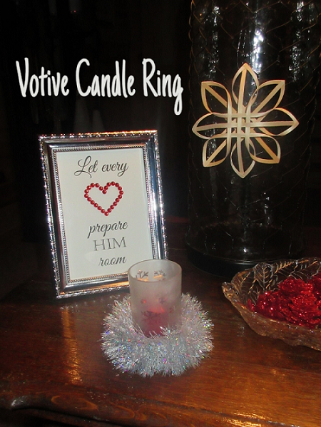 votive candle ring