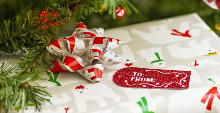 decoraes de natal e etiquetas de presente diy