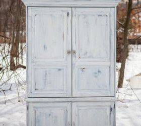 clunky tv armoire turned custom closet, closet, painted furniture