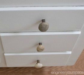 s upgrade your boring cabinets with these 11 knob ideas, kitchen cabinets, kitchen design, Add a touch of rustic to them with stones