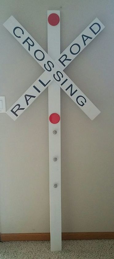 rr sign for my great nephew s new train themed room, crafts