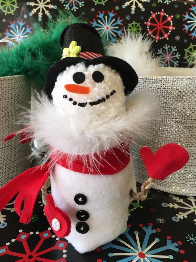 mini guarnies de l para chapus guarnies de pacotes ou guirlandas, decora o de boneco de neve DIY