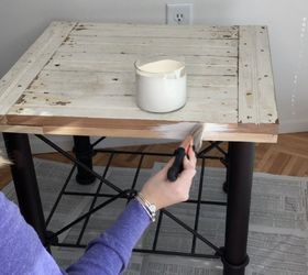 how to make chalky finish paint with baking soda