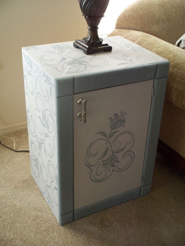 how to give old furniture new life with paint and stencils, how to, painted furniture