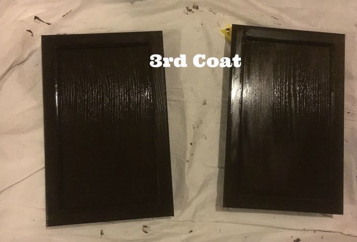 Gel Staining Builder Grade Oak Cabinets Hometalk