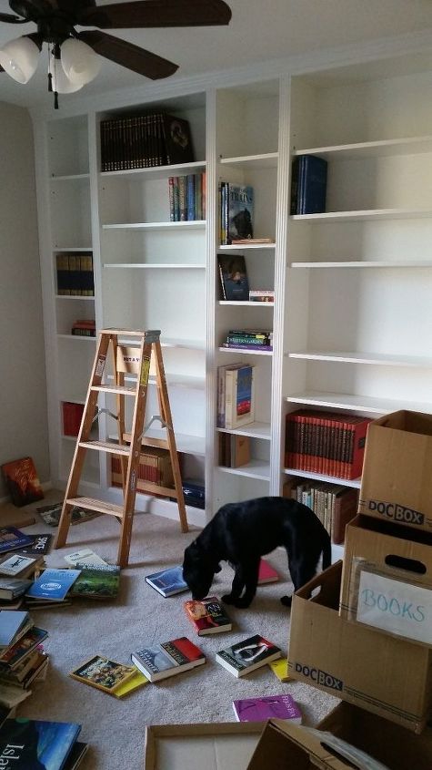 diy library wall billy built in bookcases