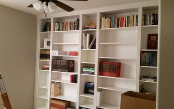 DIY Library Wall - Billy Built-in Bookcases