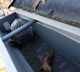 diy tip top gutter cleaning 101, Don t forget about Half Round Strainers