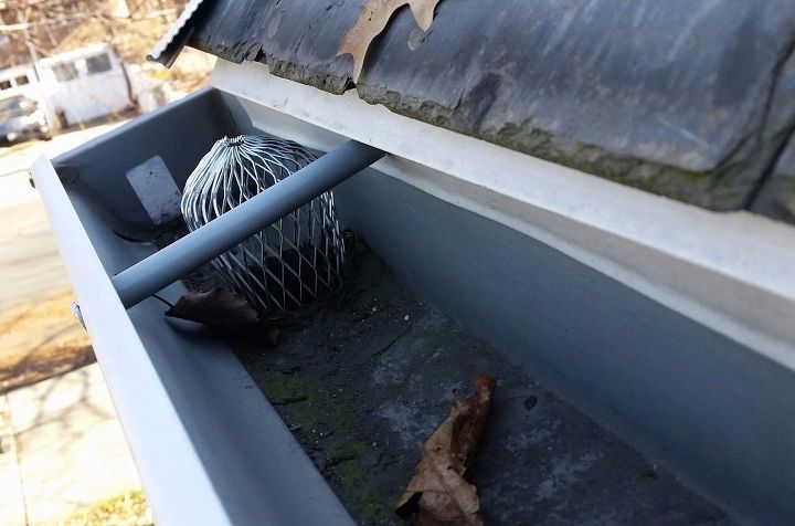 diy tip top gutter cleaning 101, Don t forget about Half Round Strainers