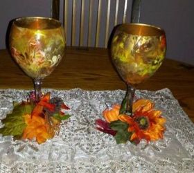 s grab a wine glass for these 14 gorgeous ideas, These golden fall themed decor pieces
