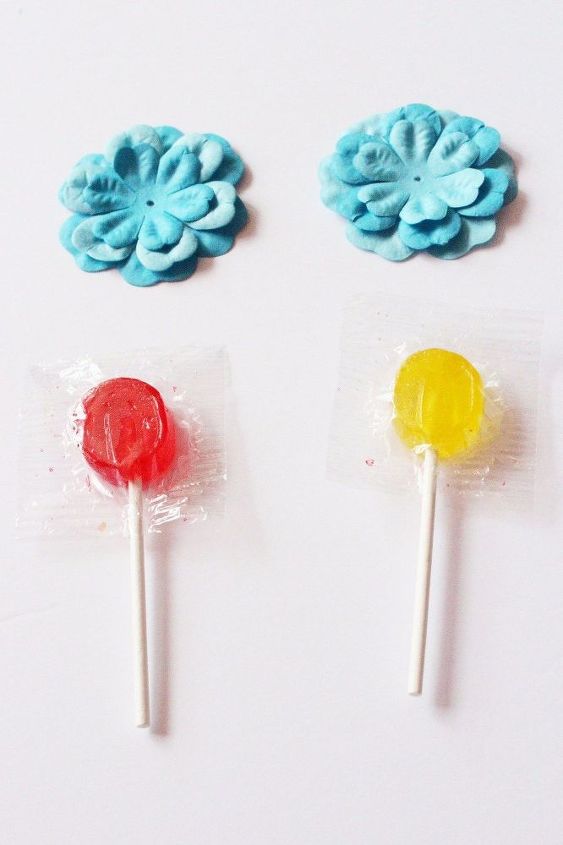 cmo hacer una flor de papel lollipops tutorial de regalo