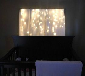 s 14 awesome ways to reuse your christmas decorations after christmas, christmas decorations, Drape your fairy lights above your headboard