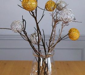 s 14 awesome ways to reuse your christmas decorations after christmas, christmas decorations, Use your glittery balls for table decor