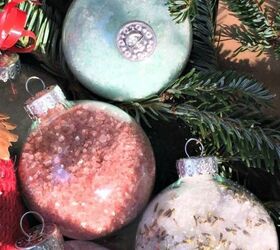 s 14 awesome ways to reuse your christmas decorations after christmas, christmas decorations, Repurpose your ornaments for bath bombs