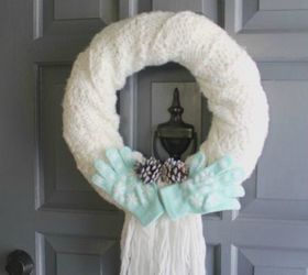 s 14 awesome ways to reuse your christmas decorations after christmas, christmas decorations, Wrap your wreath with a scarf